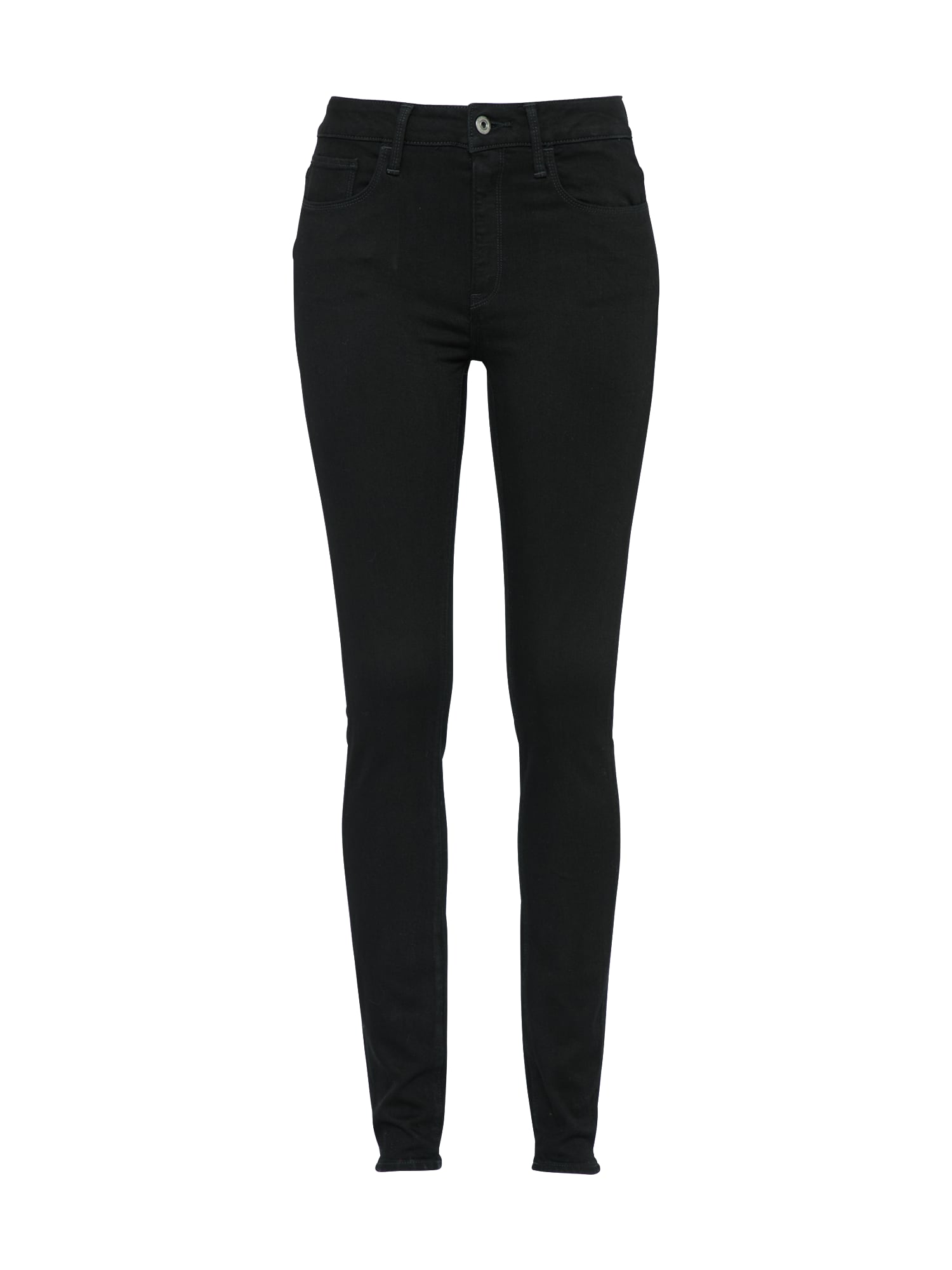 G-Star RAW Jeans '3301 Deconst High Skinny'  denim negru