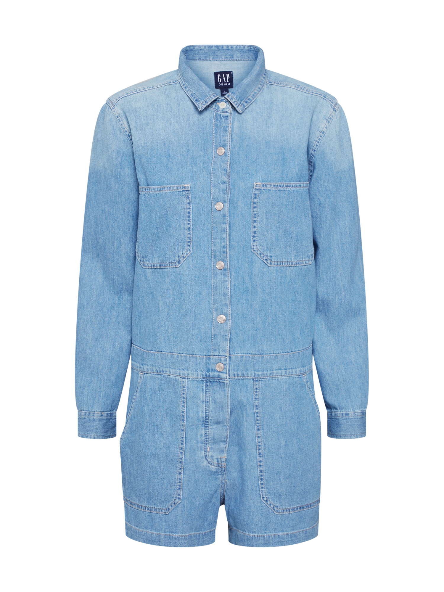 GAP Salopeta 'INDIGO ROMPER LT ROSEWOOD' albastru deschis