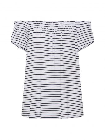 Sublevel Tricou  navy / alb