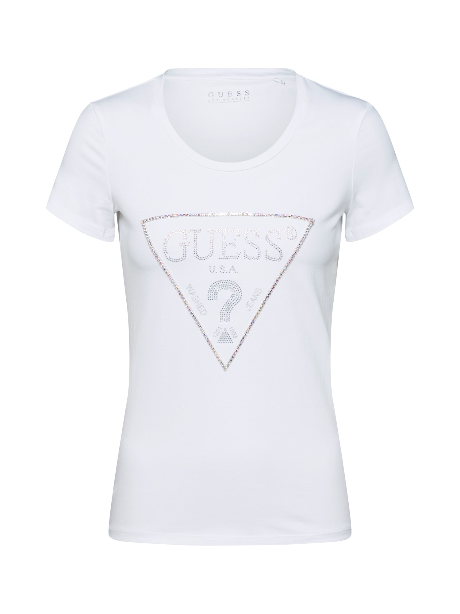 GUESS Tricou  alb