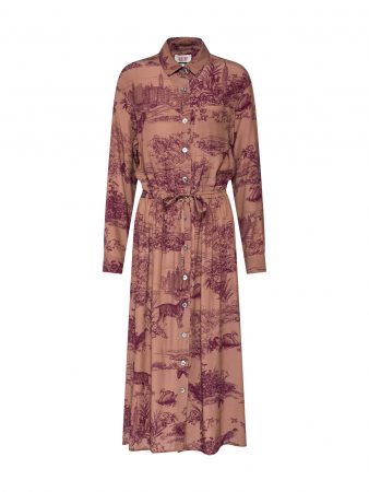 PAUL & JOE SISTER Rochie tip bluză '#10ELYANNE'  maro