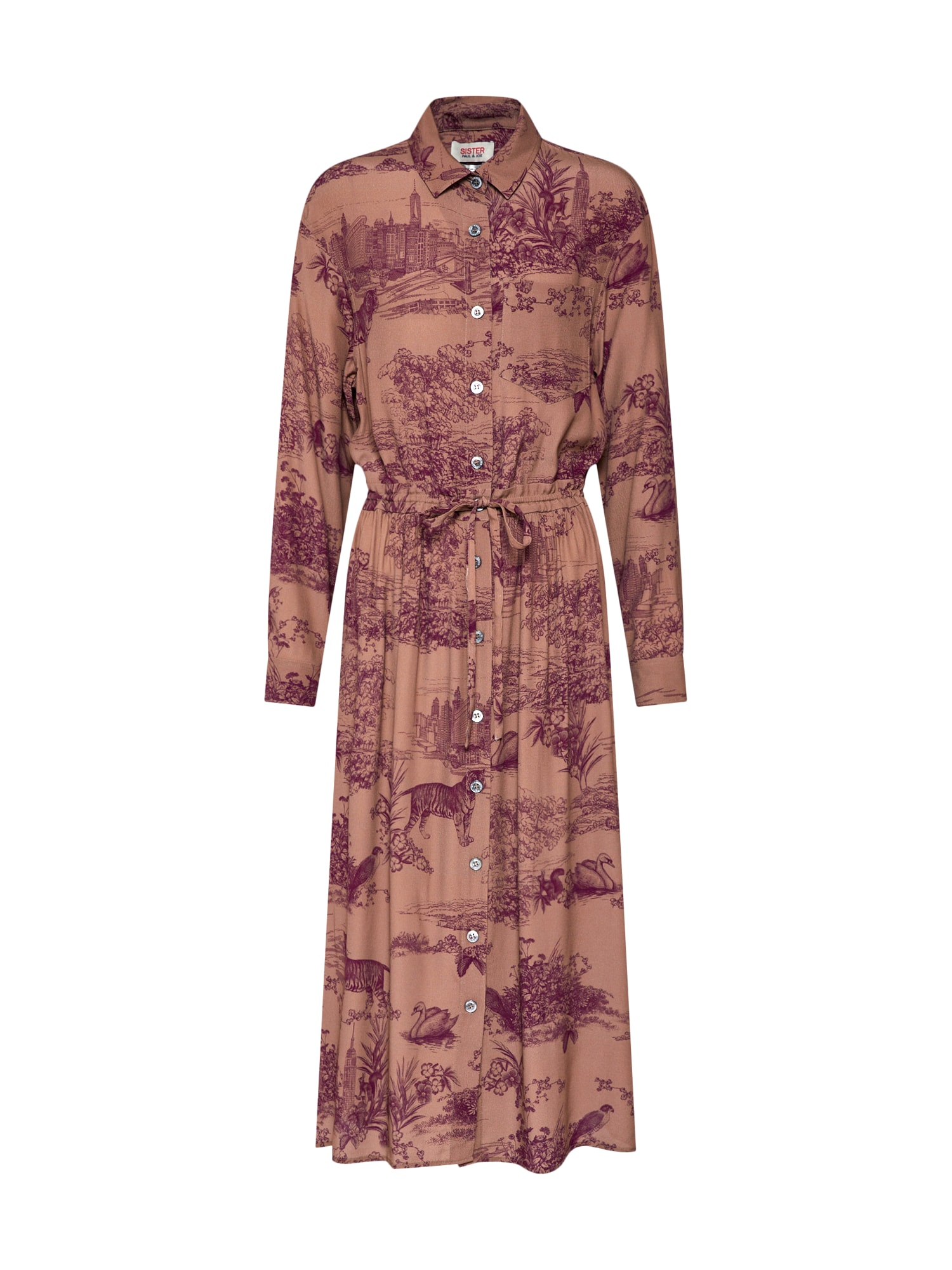 PAUL & JOE SISTER Rochie tip bluză '#10ELYANNE' maro