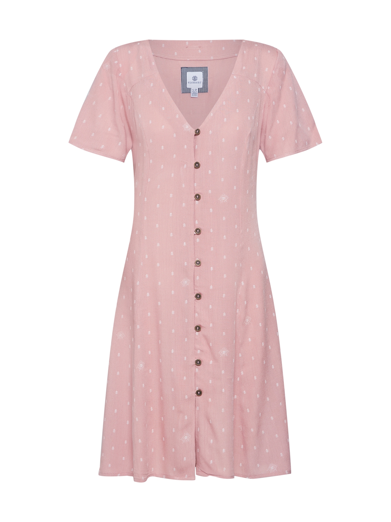 ELEMENT Rochie 'Sarah' piersică / alb