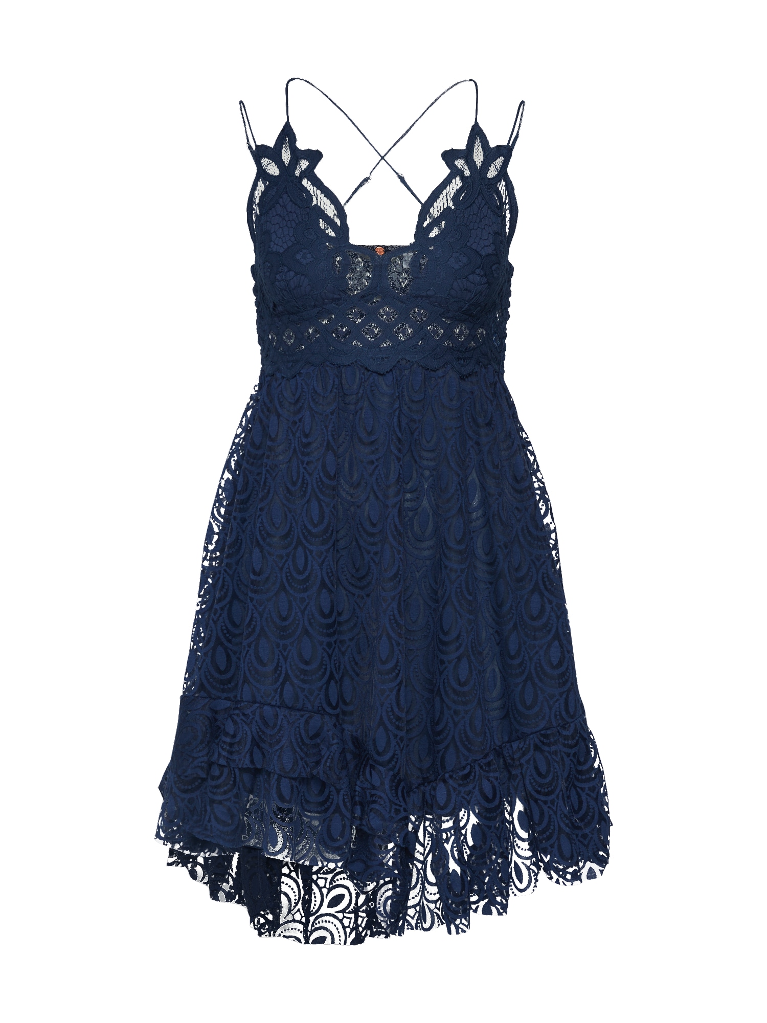 Free People Rochie de cocktail 'Adella Burnout Velvt' navy