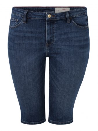 Esprit Curves Jeans '049EE1C016 SHORTS'  denim albastru