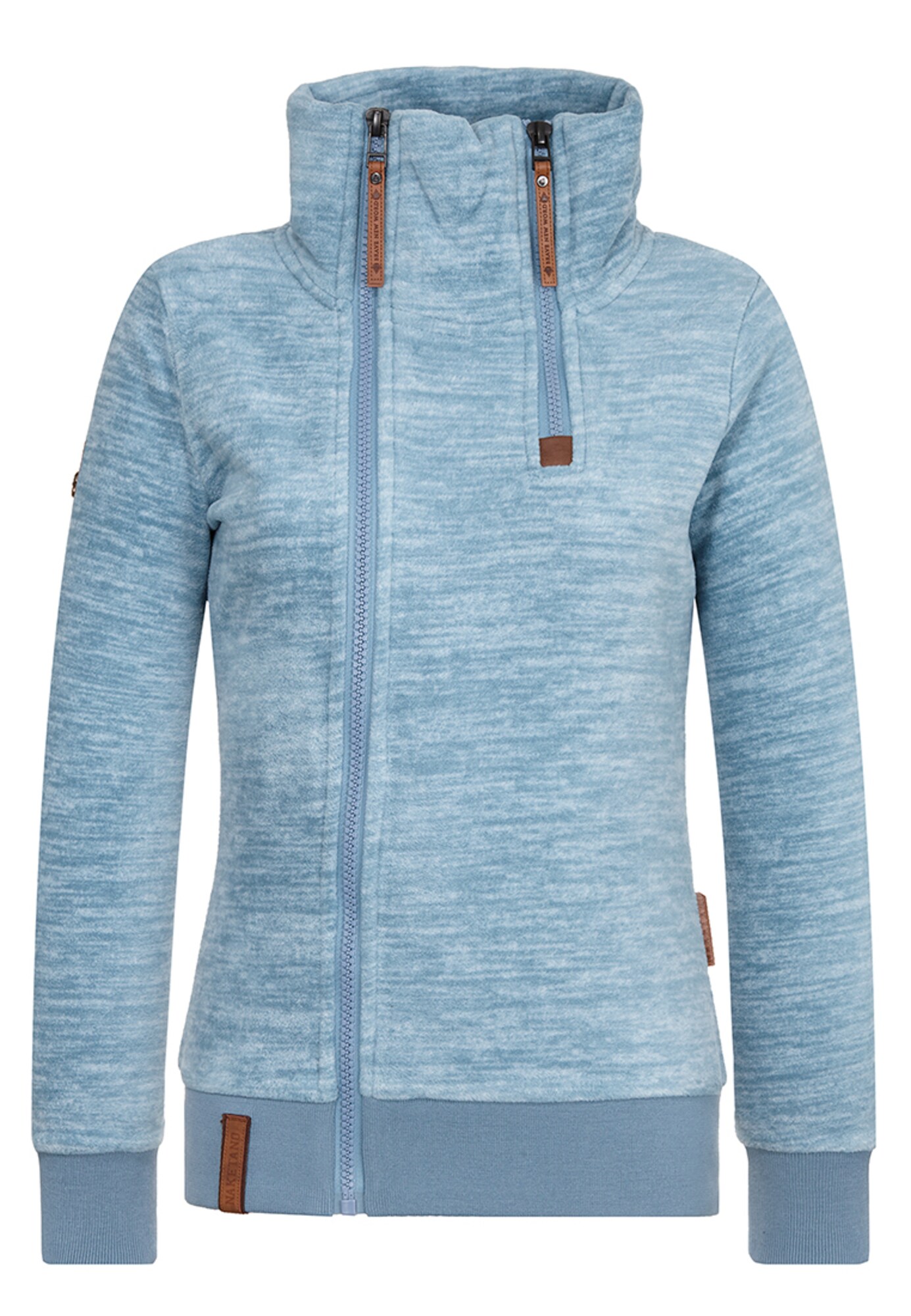 Naketano Jachetă  fleece 'Hamza Bau Ma J'  albastru deschis