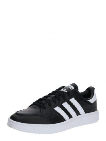 ADIDAS ORIGINALS Sneaker low 'TEAM COURT'  alb / negru