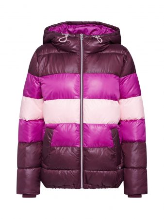 TOM TAILOR DENIM Geacă de iarnă  roz / roșu vin