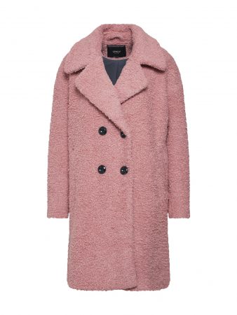 ONLY Palton de iarnă  roze / negru