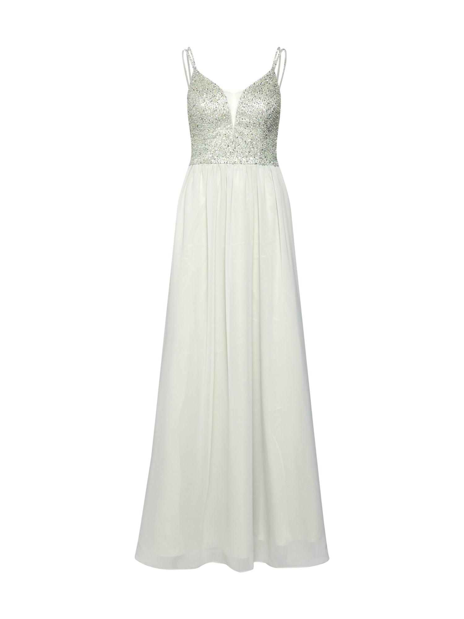 Mascara Rochie de seară 'DOUBLE STRAP BEADS' mentă