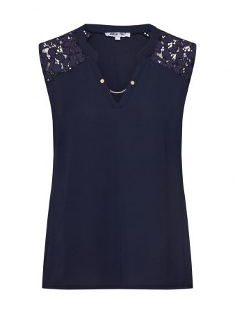 ABOUT YOU Bluză 'Nina'  albastru închis