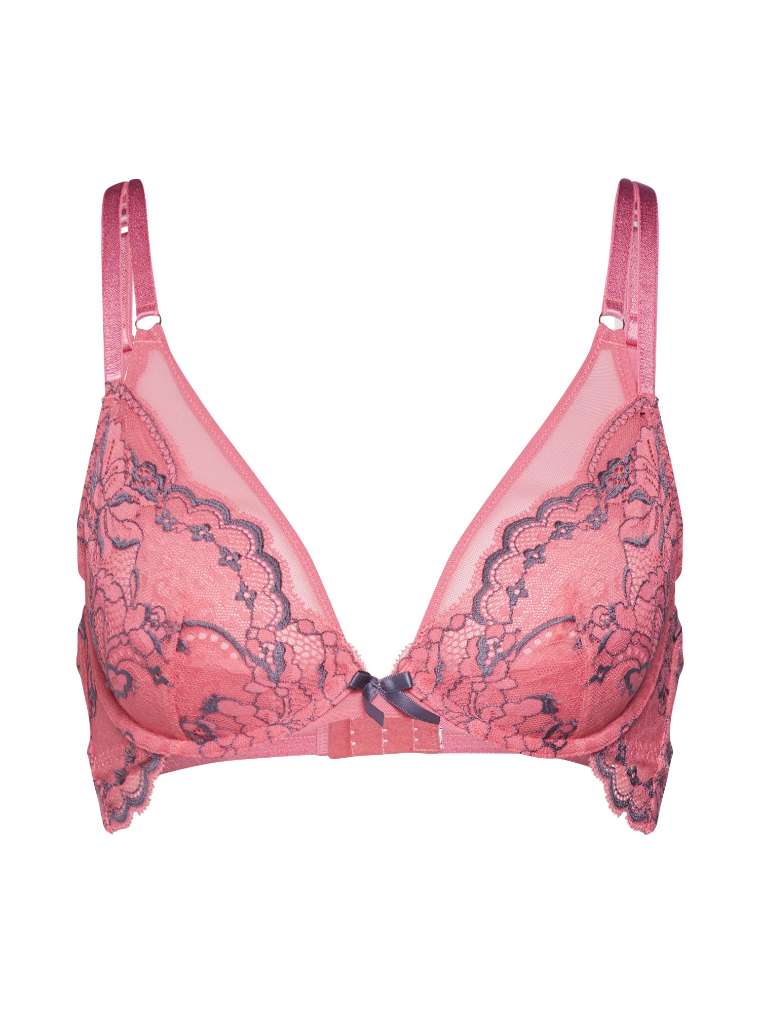 Hunkemöller Sutien 'Roberta'  gri bazalt / roze