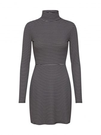 Fashion Union Rochie 'ROGER'  negru / alb