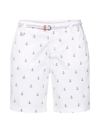 ESPRIT Pantaloni  navy / alb