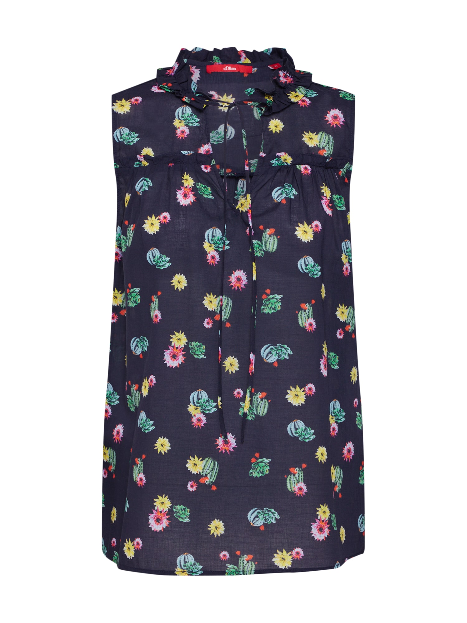 S.Oliver Bluză  navy / culori mixte