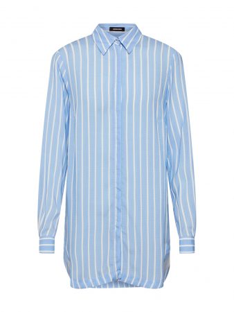 MORE & MORE Bluză  albastru deschis / alb