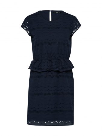 ONLY Rochie de vară 'SILVIJA CAPSLEEVE ANGLAIS'  albastru noapte