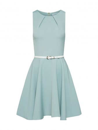 Closet London Rochie de cocktail  crem / verde deschis