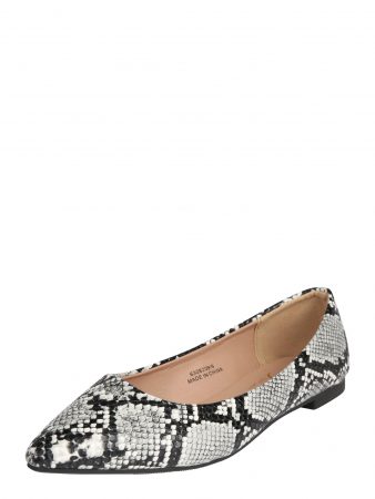 NEW LOOK Balerini  gri / negru