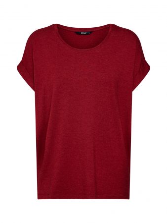 ONLY Tricou  roșu vin