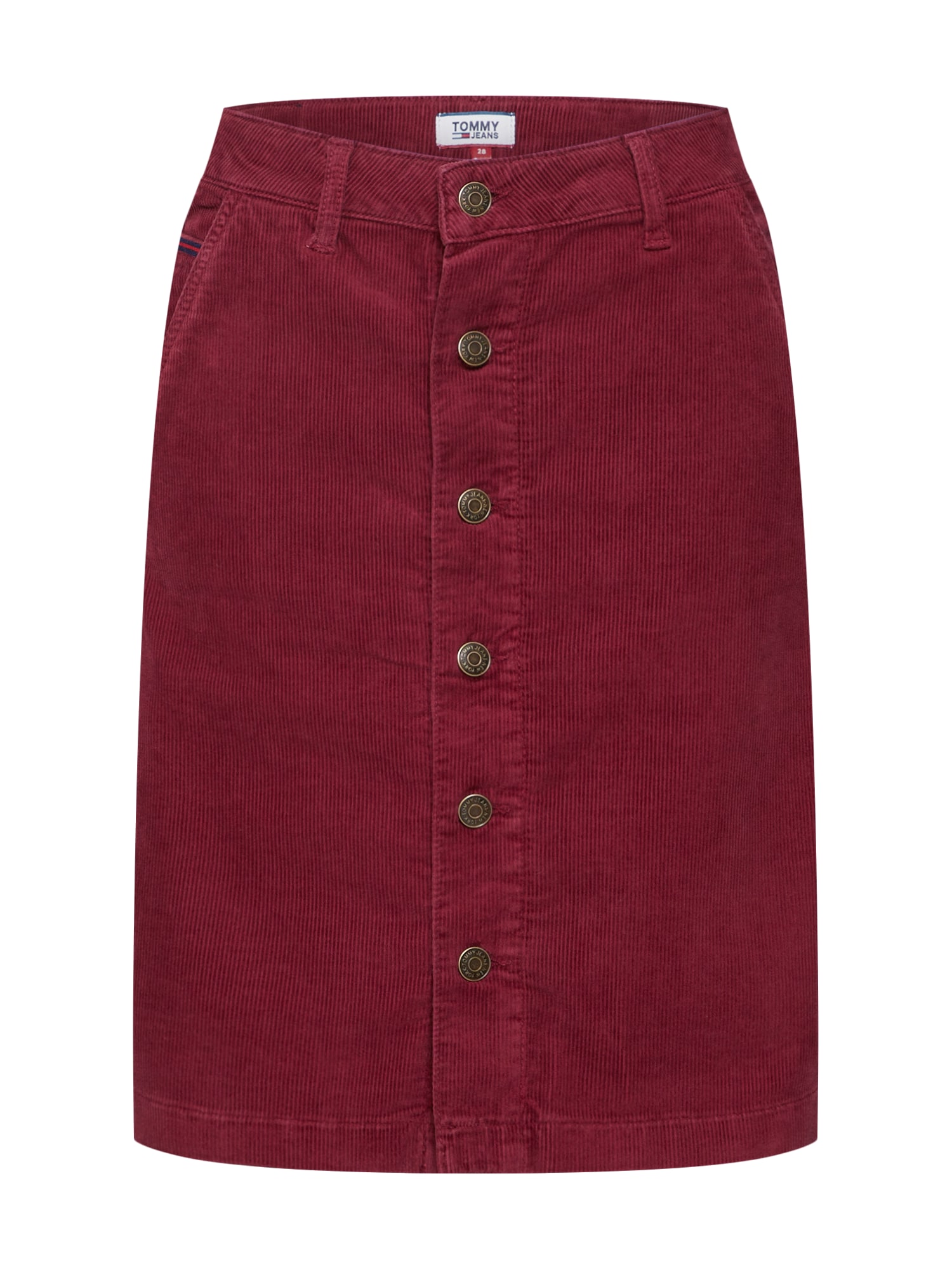 Tommy Jeans Fustă burgund