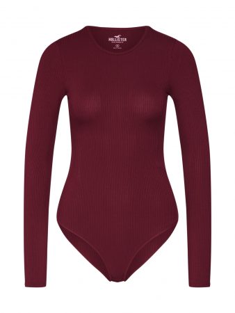 HOLLISTER Tricou  roșu vin