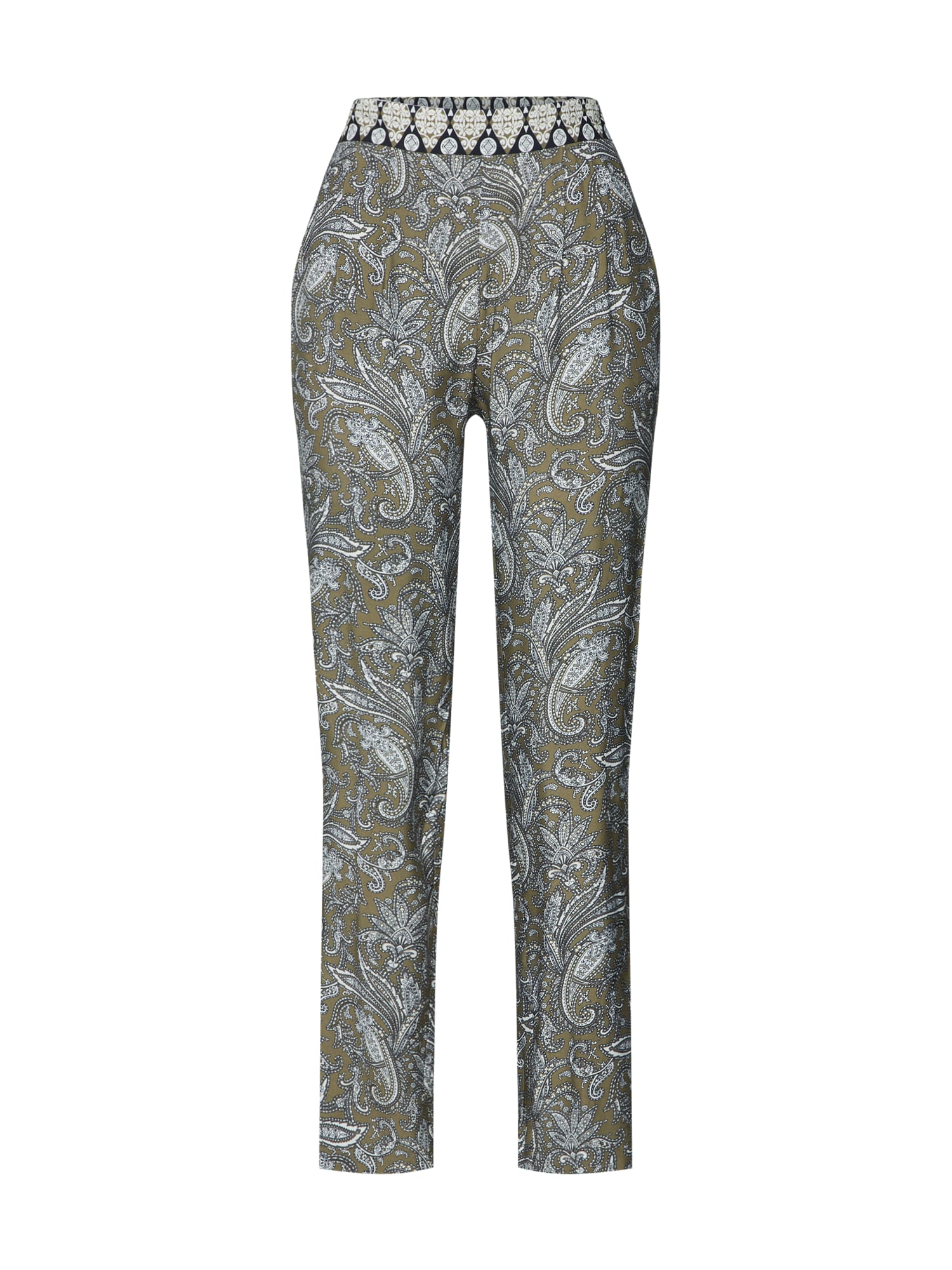 MORE & MORE Pantaloni cutați verde / culori mixte