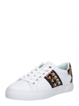 GUESS Sneaker low 'Glitzy'  maro / negru / alb