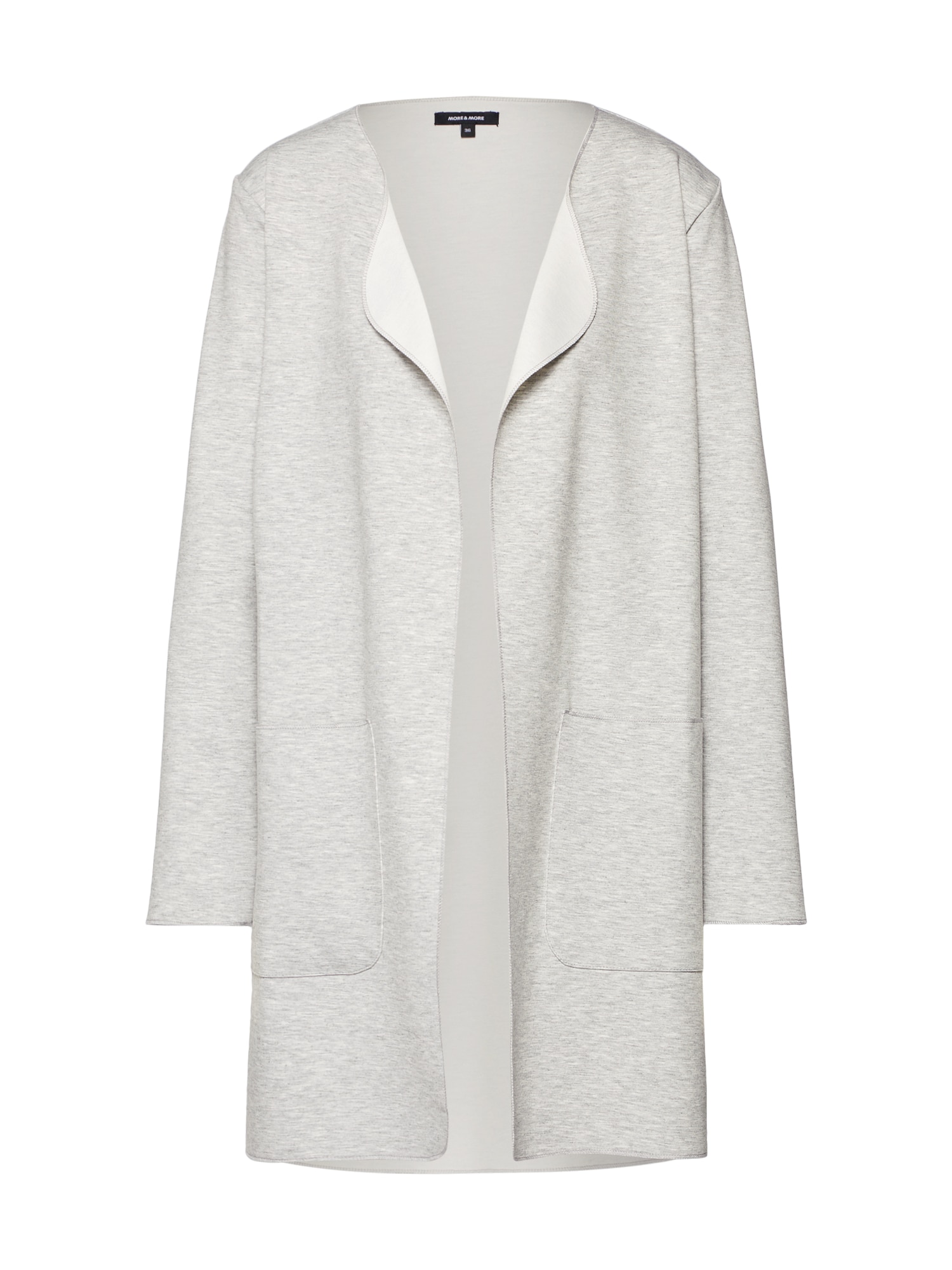 MORE & MORE Geacă tricotată 'Jacke Wirk'  gri amestecat