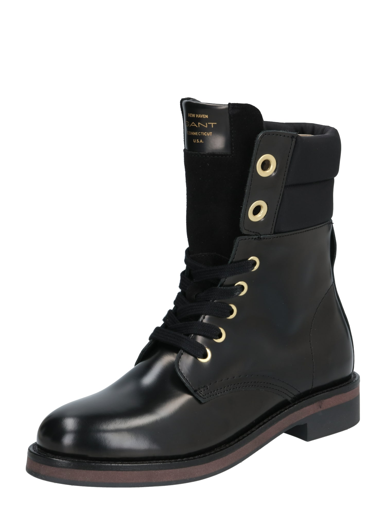 GANT Ghete cu șireturi 'Malin'  negru