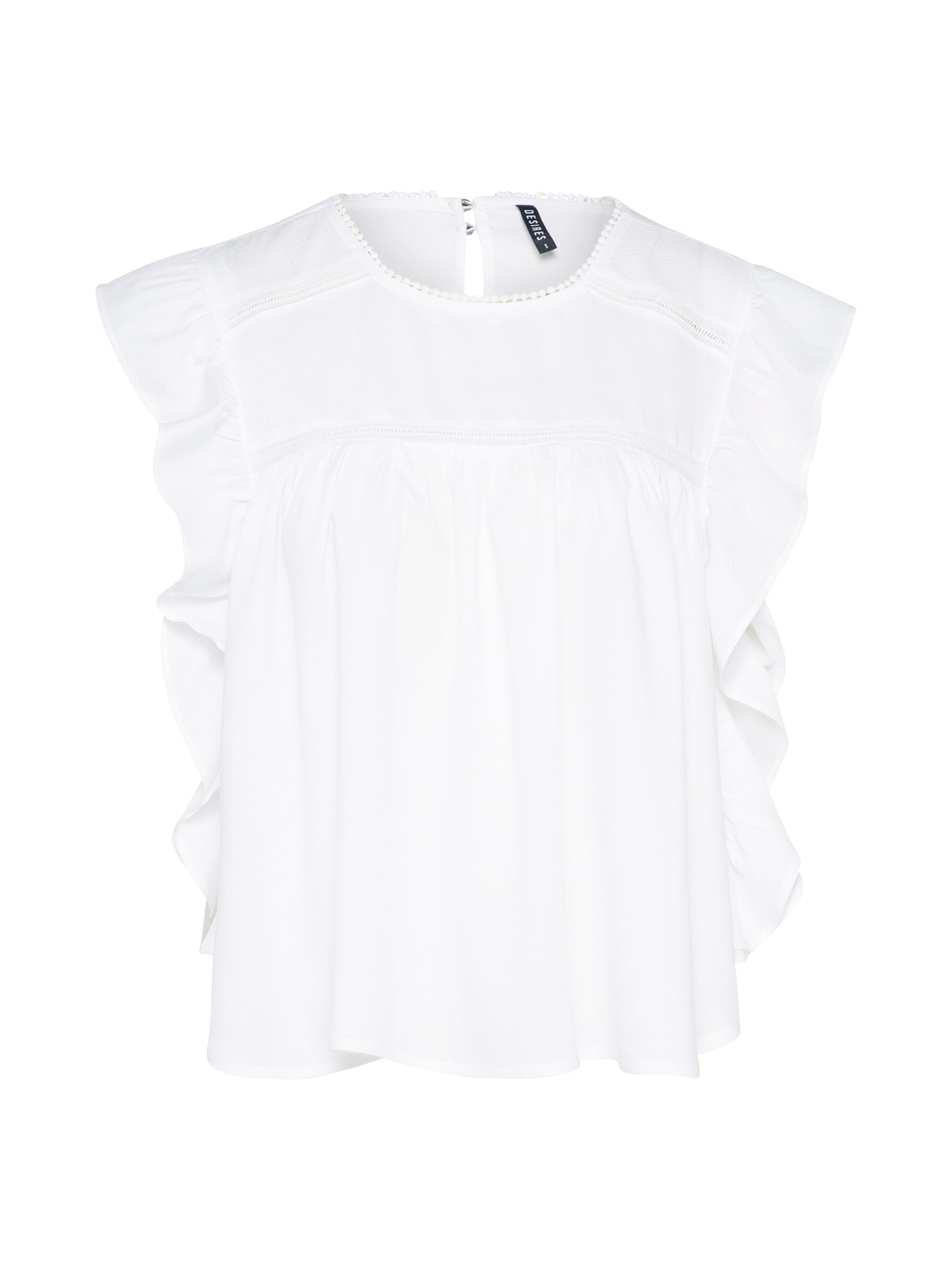 Desires Tricou 'Nicky'  alb