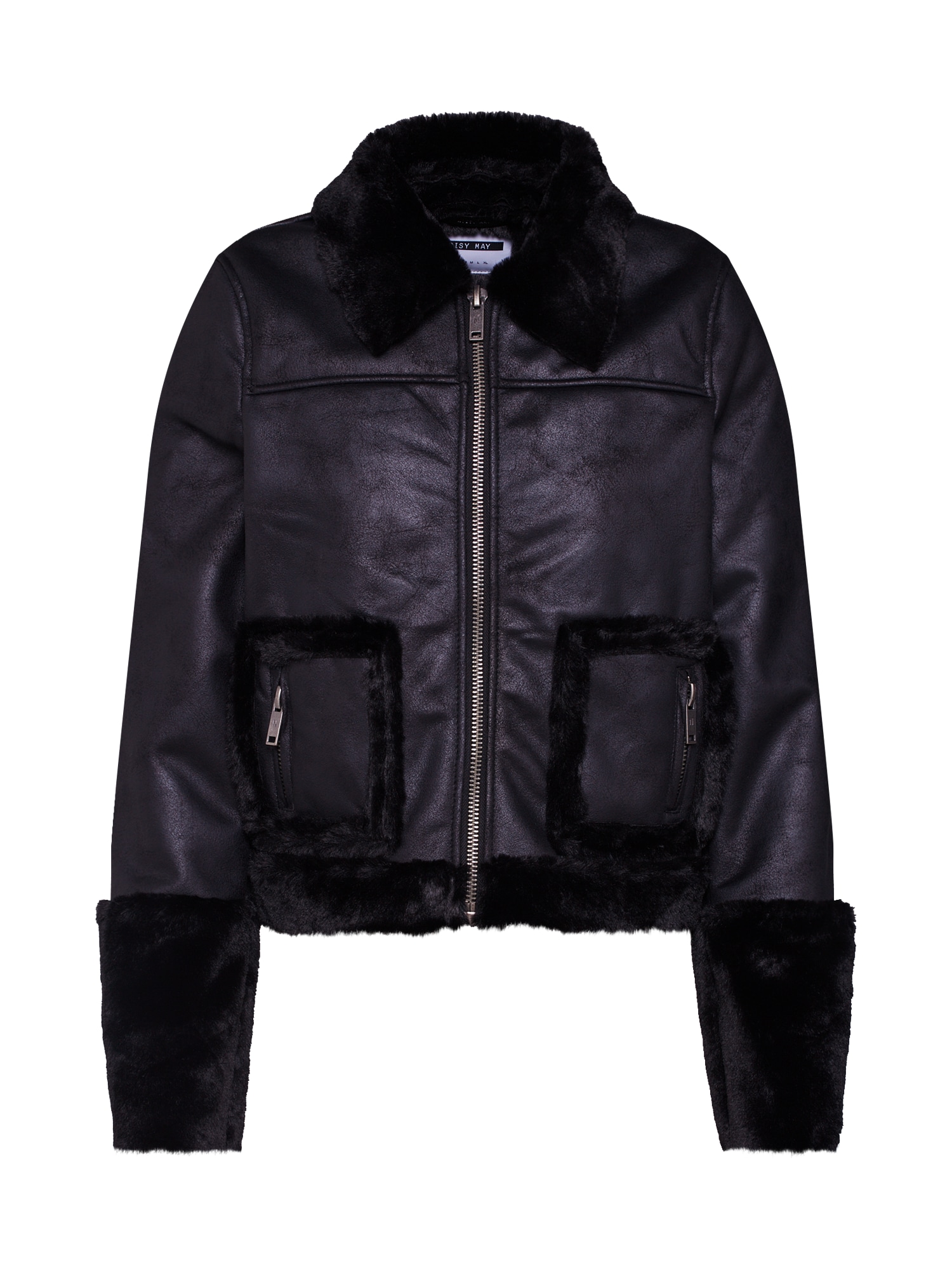 Noisy May Geacă de primăvară-toamnă 'NMLAUREL L/S JACKET' negru