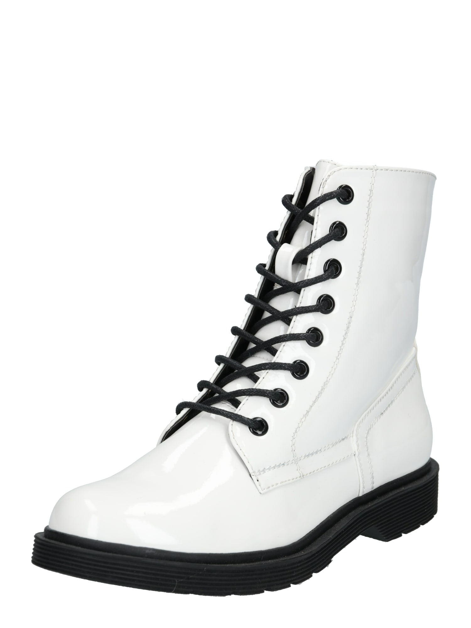 ABOUT YOU Ghete cu șireturi 'Levke'  alb