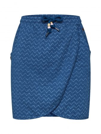 Ragwear Fustă 'Naila'  albastru / alb