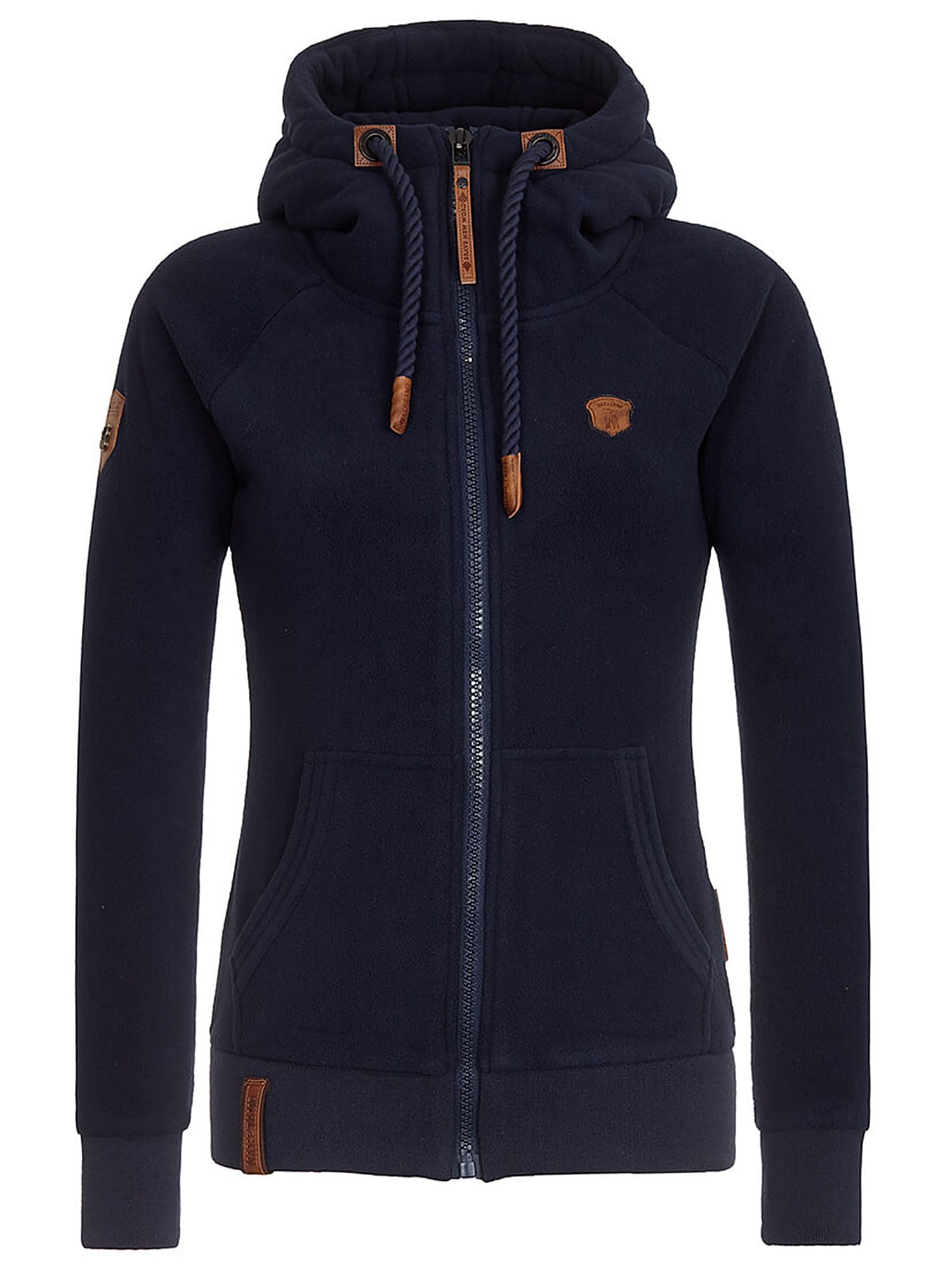 Naketano Jachetă fleece albastru închis