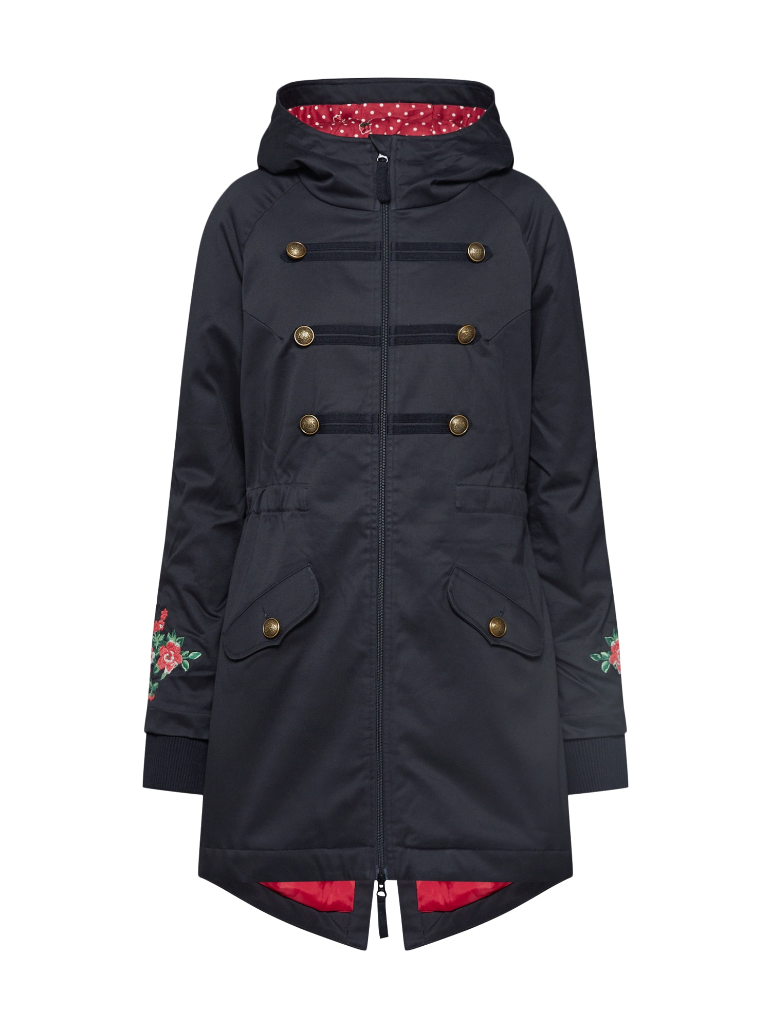 Blutsgeschwister Geacă de primăvară-toamnă 'dorothy souvenir parka' negru