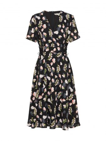 Yumi Rochie 'LACE TIE'  culori mixte / negru