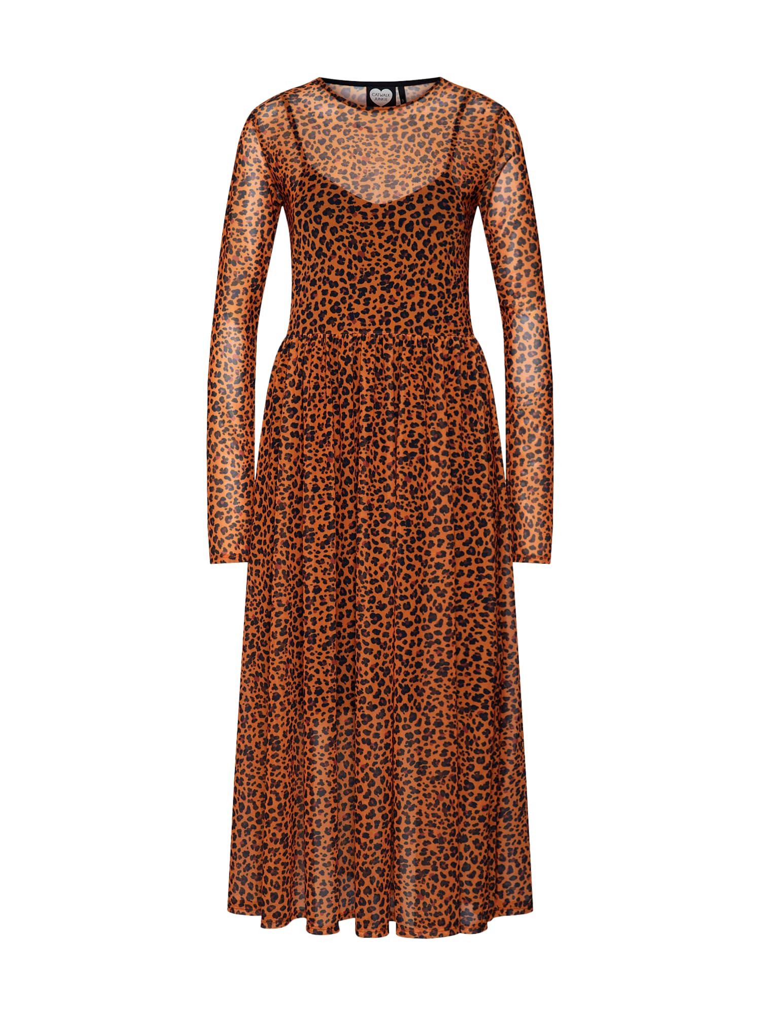 CATWALK JUNKIE Rochie 'DR GOLDEN CHEETAH' maro