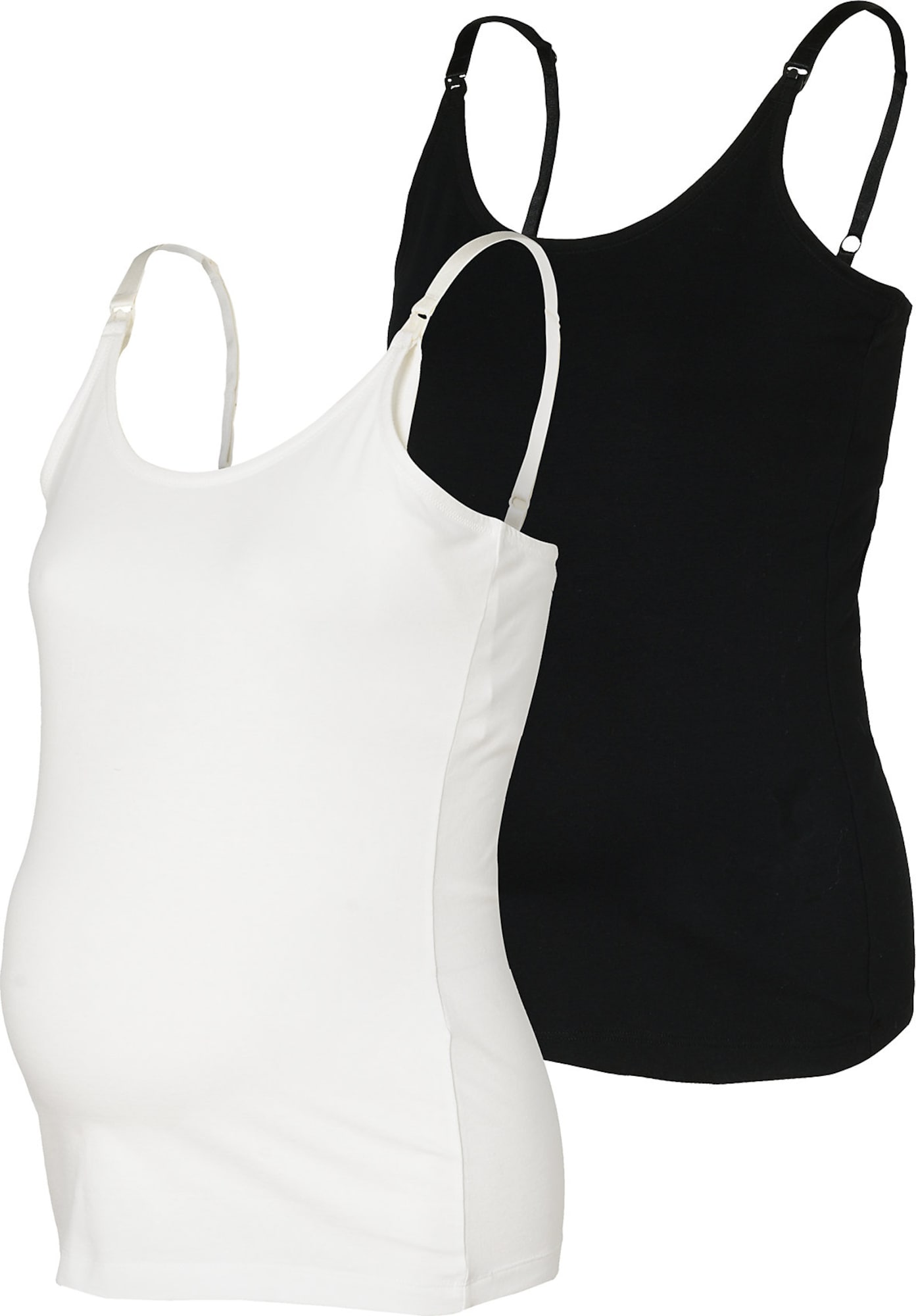 MAMALICIOUS Top  negru / alb