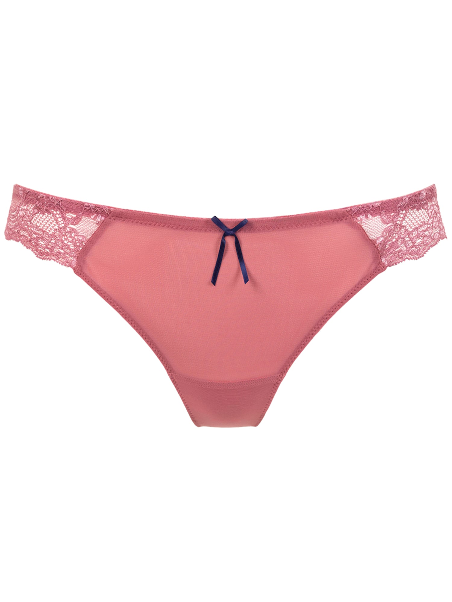 PALMERS Tanga 'Romantic Lace Brazilian Slip'  roșu