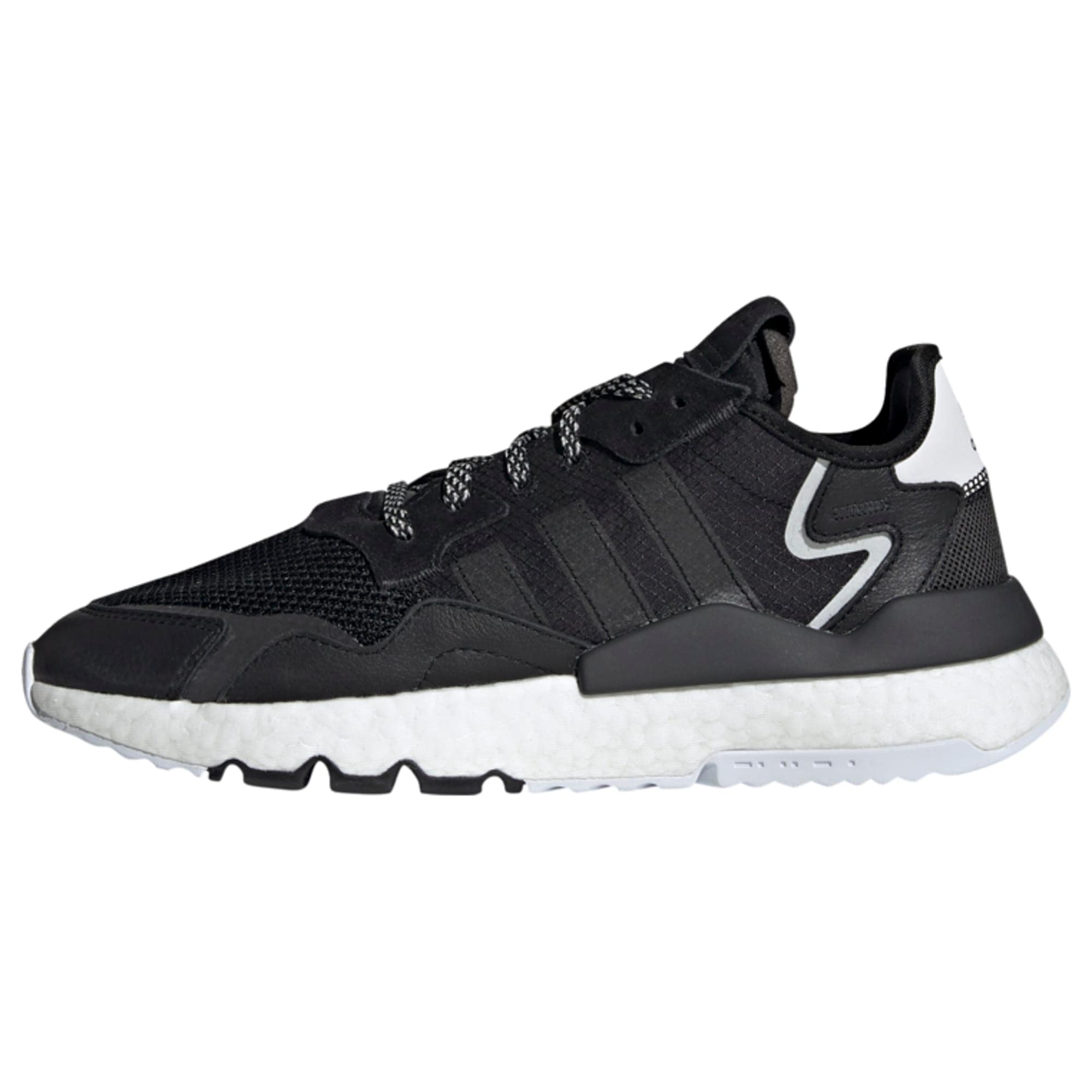 ADIDAS ORIGINALS Sneaker low 'NITE JOGGER'  negru / alb