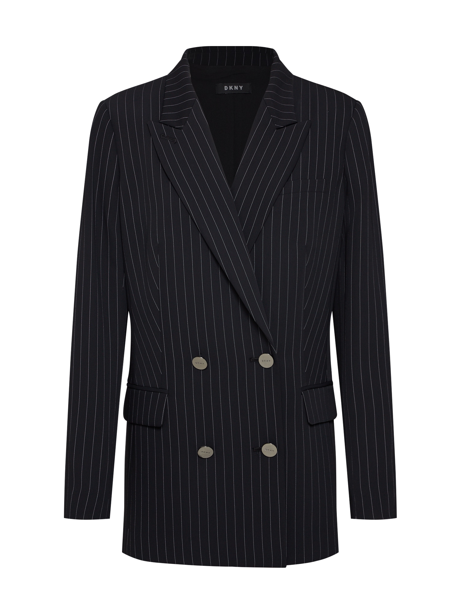 DKNY Sacou  negru / alb