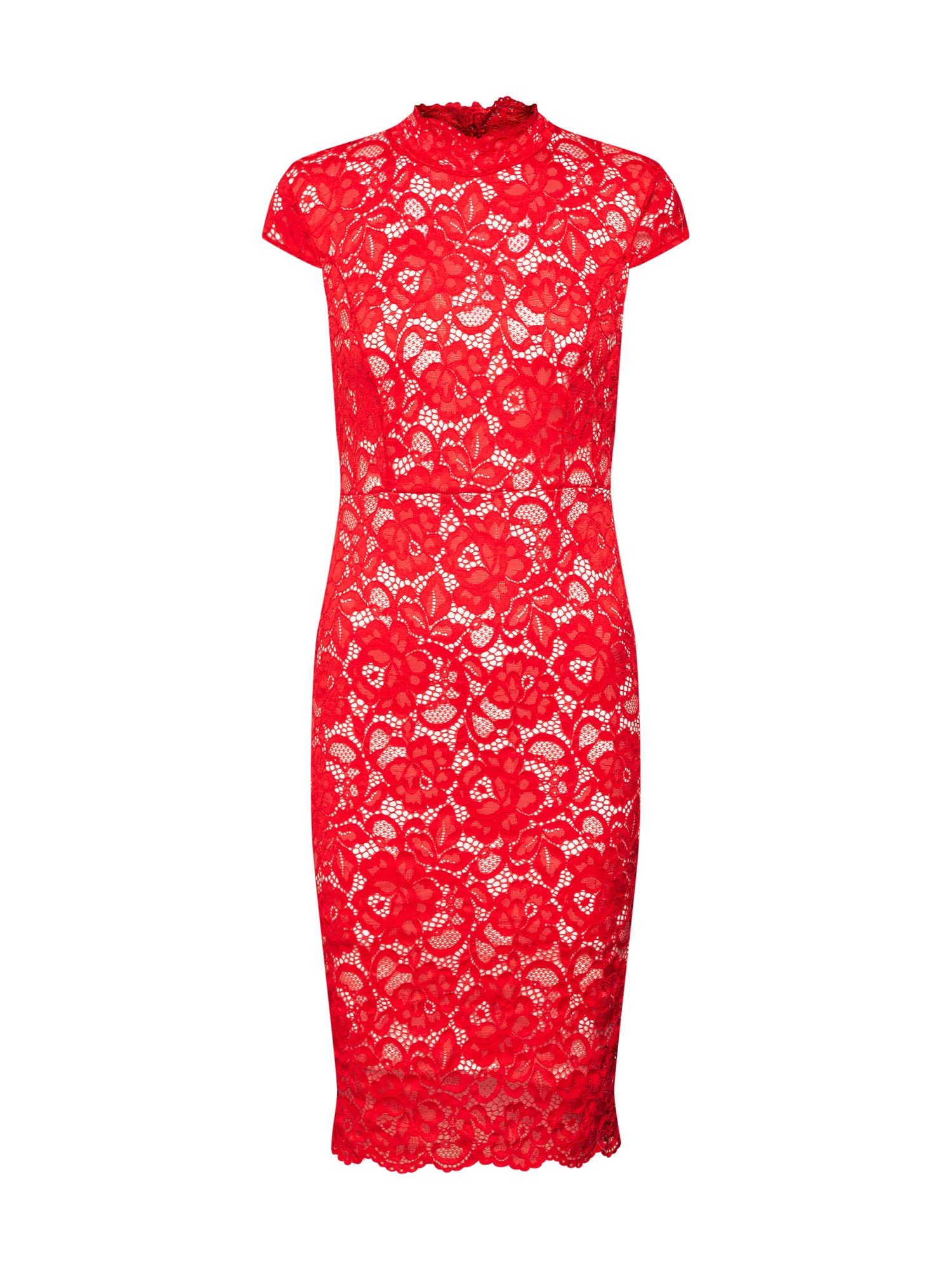TFNC Rochie de cocktail crem / roșu