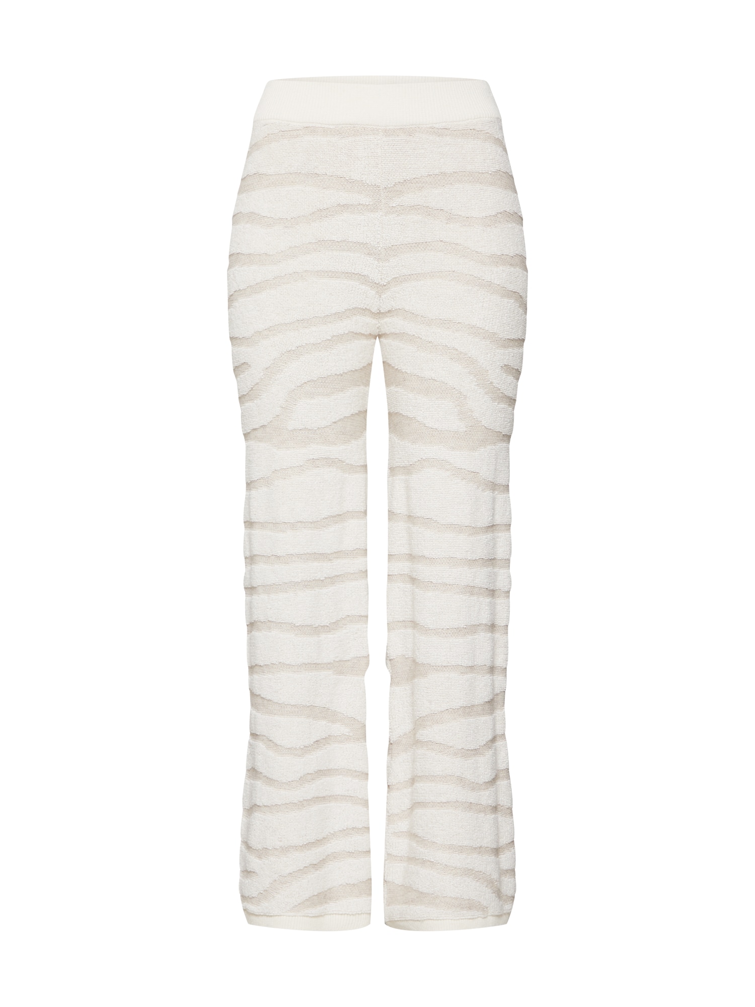 Ragdoll LA Pantaloni 'Zebra Knit Pant' crem