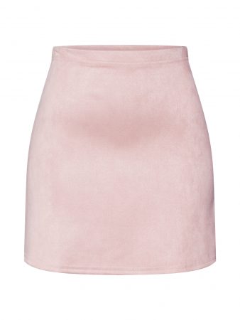 Boohoo Fustă 'Suedette Aline Mini Skirt'  roz