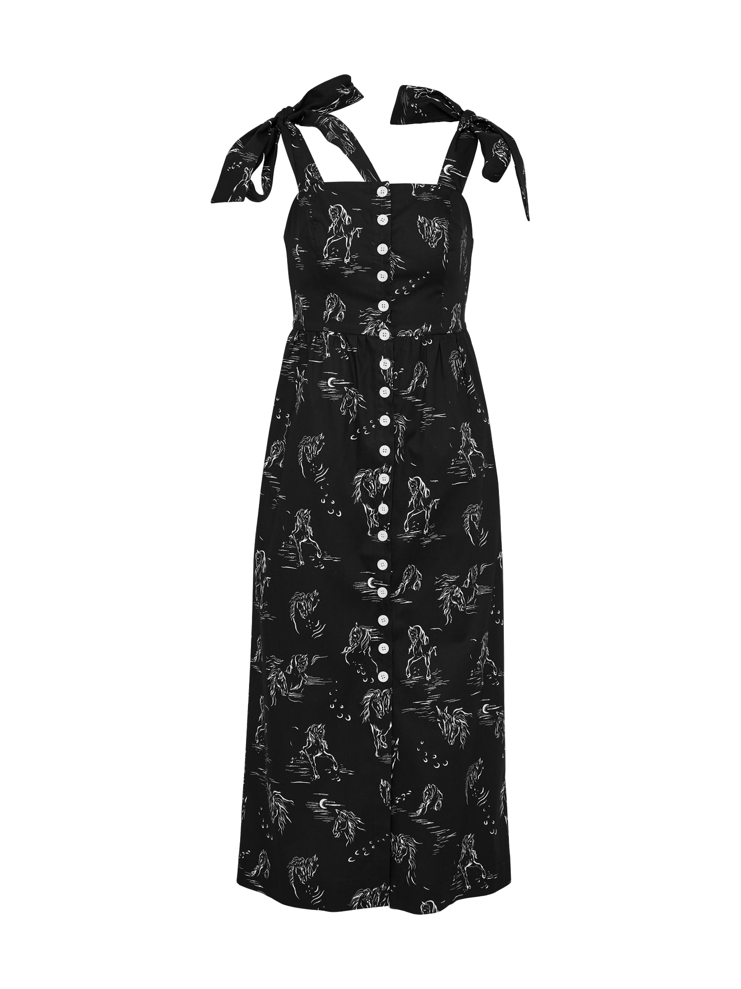 EDITED Rochie 'Charlie' negru / alb