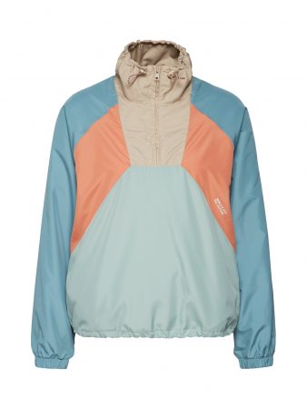 WOOD WOOD Geacă de primăvară-toamnă 'ROBYN JACKET'  albastru deschis / mentă / coral