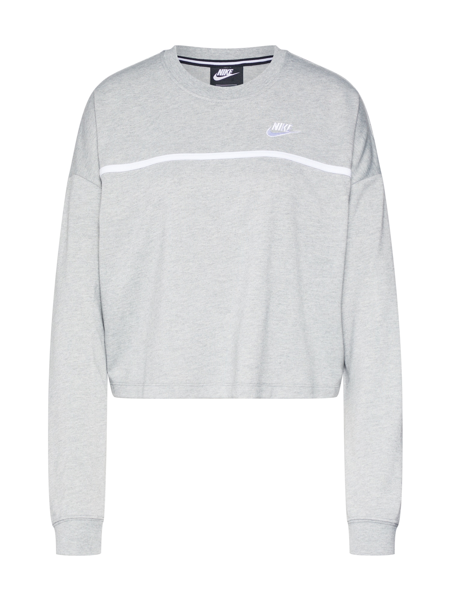 Nike Sportswear Bluză de molton gri deschis