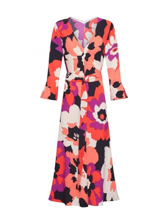 Marc Cain Rochie  crem / mov / portocaliu