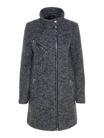 VERO MODA Palton de iarnă  gri amestecat